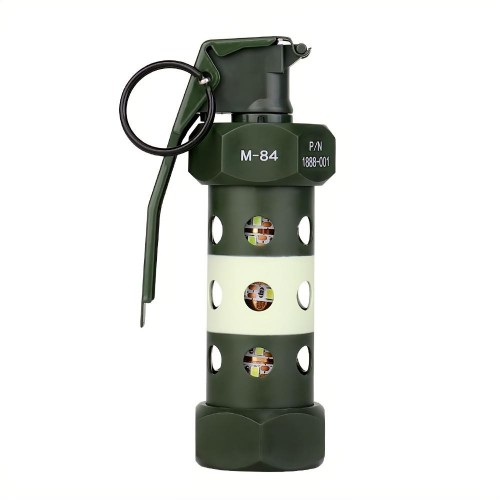 DUMMY FLASHBANG GRENADE, This realistic dummy M84 grenade is built tough with quality materials to withstand regular use